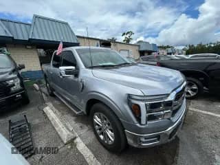 2024 Ford F-150 Lariat with VIN 1FTFW5L55RFA55955, listed as a Copart auction lot 86318345 with 29,238 mi miles and Clean title. Bid and sale history available at DreamBid. Image 1.