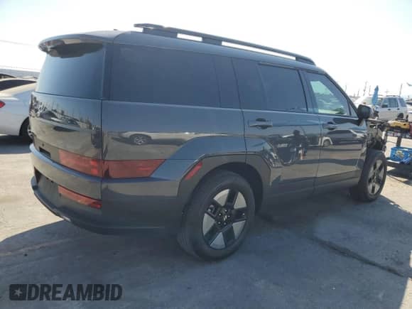 2025 Hyundai Santa Fe SEL with VIN 5NMP24G10SH032559, listed as a Copart auction lot 63791445 with 27,721 mi miles and Salvage title. Bid and sale history available at DreamBid. Image 3.