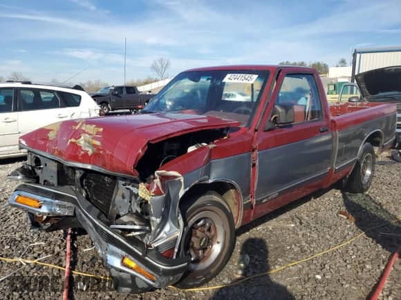 1991 Chevrolet S-10 с VIN 1GCCS14Z3M8264536, выставлен на аукционе Copart как лот 42441545 с пробегом 339 966 миль миль и Списание • Salvage title. История ставок и продаж доступна на DreamBid. Изображение 1.
