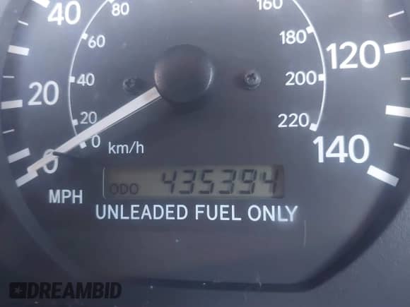 1998 Toyota Camry LE with VIN JT2BG22K3W0151088, listed as a IAAI auction lot 41429977 with 435,394 mi miles and . Bid and sale history available at DreamBid. Image 15.