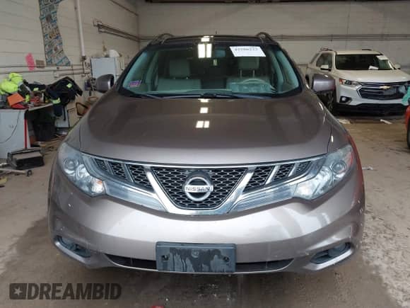 2014 Nissan Murano LE with VIN JN8AZ1MW5EW501795, listed as a IAAI auction lot 42586222 with 172,466 mi miles and . Bid and sale history available at DreamBid. Image 13.