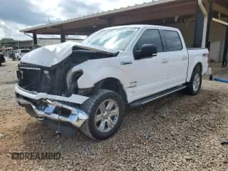 2018 Ford F-150 Lariat with VIN 1FTEW1EG4JKC18433, listed as a Copart auction lot 66220655 with 111,420 mi miles and Salvage title. Bid and sale history available at DreamBid. Image 1.