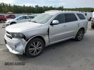 2013 Dodge Durango SXT z VIN 1C4RDJAG2DC575265, wystawiony jako Copart lot #81442895 z przebiegiem 233 736 mil mil oraz Szkoda całkowita • Salvage title. Historia ofert i sprzedaży dostępna na DreamBid. Obrazek 1.