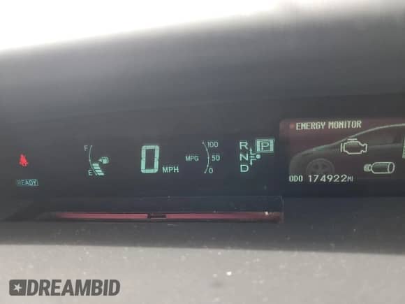 2012 Toyota Prius One with VIN JTDKN3DU2C1506842, listed as a Copart auction lot 85854875 with 174,922 mi miles and Salvage title. Bid and sale history available at DreamBid. Image 9.