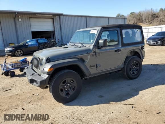 2022 Jeep Wrangler Sport S with VIN 1C4GJXAN1NW174758, listed as a Copart auction lot 43430175 with 29,924 mi miles and Salvage title. Bid and sale history available at DreamBid. Image 1.