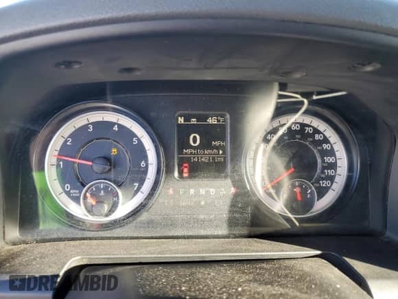 2016 Ram 1500 Tradesman with VIN 1C6RR7FT6GS373086, listed as a Copart auction lot 74826094 with 141,421 mi miles and Salvage title. Bid and sale history available at DreamBid. Image 9.