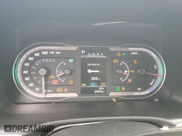 2022 Hyundai Tucson Blue with VIN KM8JBCA10NU027122, listed as a Copart auction lot 87163004 with 69,076 mi miles and Salvage title. Bid and sale history available at DreamBid. Image 9.