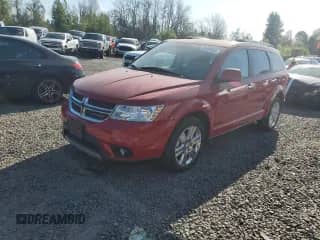 2012 Dodge Journey Crew with VIN 3C4PDCDG3CT296764, listed as a Copart auction lot 53330005 with 38,894 mi miles and Salvage title. Bid and sale history available at DreamBid. Image 1.