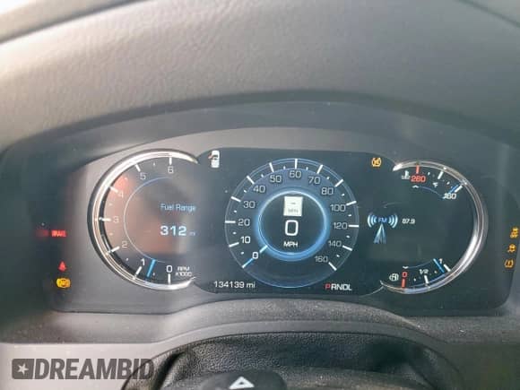 2018 Cadillac Escalade Premium Luxury with VIN 1GYS3CKJ4JR329038, listed as a Copart auction lot 59240665 with 134,139 mi miles and Salvage title. Bid and sale history available at DreamBid. Image 9.