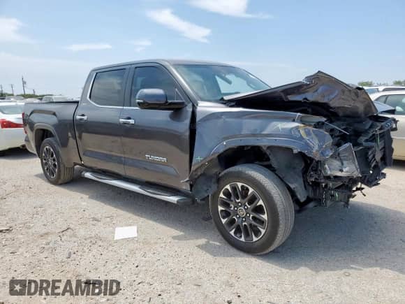 2024 Toyota Tundra Limited Hybrid with VIN 5TFJC5EC2RX005474, listed as a Copart auction lot 60103745 with 18,689 mi miles and Salvage title. Bid and sale history available at DreamBid. Image 4.