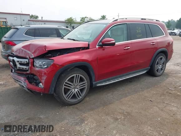 2021 Mercedes-Benz GLS 450 with VIN 4JGFF5KE7MA472013, listed as a IAAI auction lot 42894549 with 99,464 mi miles and . Bid and sale history available at DreamBid. Image 18.