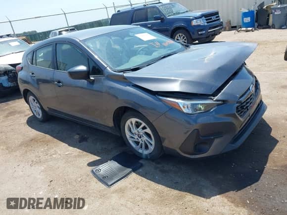 2024 Subaru Impreza с VIN JF1GUABC8R8224105, выставлен на аукционе IAAI как лот 42546304 с пробегом 27 243 миль миль и . История ставок и продаж доступна на DreamBid. Изображение 1.