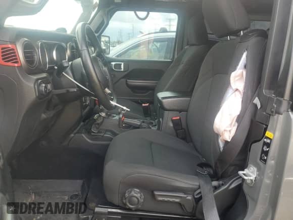 2020 Jeep Wrangler Sport S with VIN 1C4GJXAG6LW236590, listed as a Copart auction lot 68660755 with 42,860 mi miles and Salvage title. Bid and sale history available at DreamBid. Image 7.