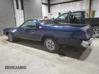 1973 Chevrolet El Camino z VIN 1D80H3Z482906, wystawiony jako Copart lot #48345585 z przebiegiem 98 880 mil mil oraz Czysty tytuł • Clean title. Historia ofert i sprzedaży dostępna na DreamBid. Obrazek 2.