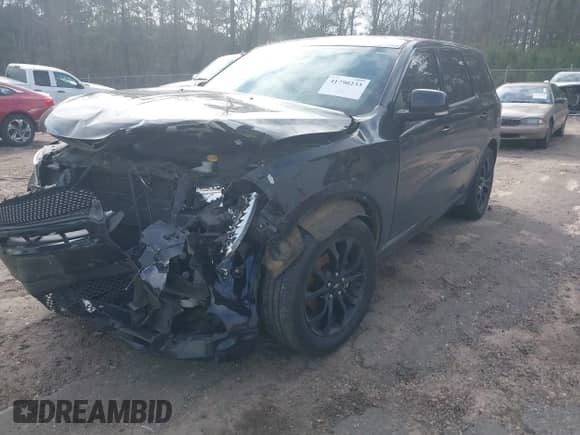 2020 Dodge Durango GT with VIN 1C4RDHDGXLC410471, listed as a IAAI auction lot 41490233 with 158,278 mi miles and . Bid and sale history available at DreamBid. Image 2.