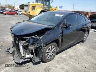 2020 Toyota Prius LE with VIN JTDL9RFU4L3018537, listed as a Copart auction lot 69319405 with 96,779 mi miles and Salvage title. Bid and sale history available at DreamBid. Image 1.