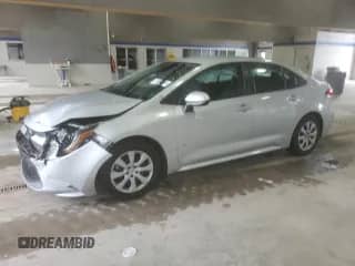 2021 Toyota Corolla LE with VIN 5YFEPMAE6MP224288, listed as a Copart auction lot 81464155 with 84,501 mi miles and Salvage title. Bid and sale history available at DreamBid. Image 1.