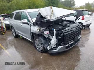 2025 Hyundai Palisade SEL с VIN KM8R2DGE2SU947512, выставлен на аукционе IAAI как лот 43295191 с пробегом 3 416 миль миль и . История ставок и продаж доступна на DreamBid. Изображение 1.
