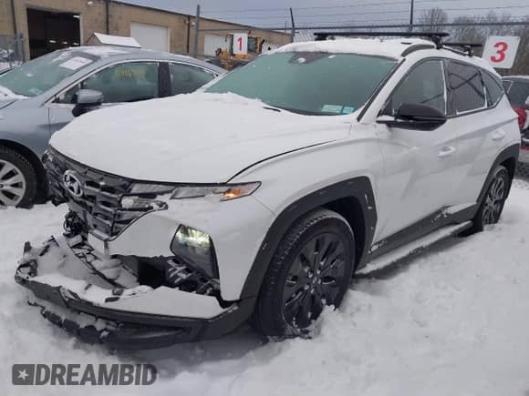 2023 Hyundai Tucson XRT with VIN KM8JFCAE2PU193023, listed as a IAAI auction lot 41510061 with 21,066 mi miles and . Bid and sale history available at DreamBid. Image 17.