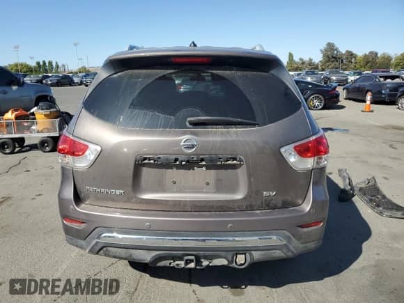 2013 Nissan Pathfinder SV z VIN 5N1AR2MN1DC664223, wystawiony jako Copart lot #61601945 z przebiegiem 143 327 mil mil oraz Szkoda całkowita • Salvage title. Historia ofert i sprzedaży dostępna na DreamBid. Obrazek 6.