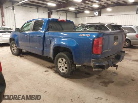 2020 Chevrolet Colorado 4WD Work Truck with VIN 1GCGTBEN3L1162483, listed as a IAAI auction lot 41629658 with 74,416 mi miles and . Bid and sale history available at DreamBid. Image 3.