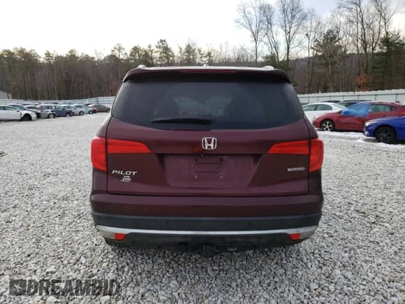 2016 Honda Pilot Touring with VIN 5FNYF5H93GB014701, listed as a Copart auction lot 88600505 with 77,309 mi miles and Salvage title. Bid and sale history available at DreamBid. Image 6.