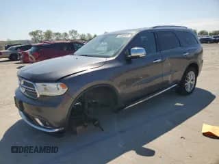 2014 Dodge Durango Citadel z VIN 1C4SDJET5EC406075, wystawiony jako Copart lot #54595585 z przebiegiem 172 067 mil mil oraz Szkoda całkowita • Salvage title. Historia ofert i sprzedaży dostępna na DreamBid. Obrazek 1.