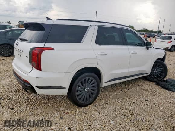 2024 Hyundai Palisade Calligraphy с VIN KM8R7DGE1RU725278, выставлен на аукционе Copart как лот 69955755 с пробегом 25 103 миль миль и Списание • Salvage title. История ставок и продаж доступна на DreamBid. Изображение 3.