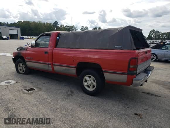 1997 Dodge 1500 с VIN 1B7HC16ZXVJ518639, выставлен на аукционе Copart как лот 85875735 с пробегом Не указан миль и Списание • Salvage title. История ставок и продаж доступна на DreamBid. Изображение 2.