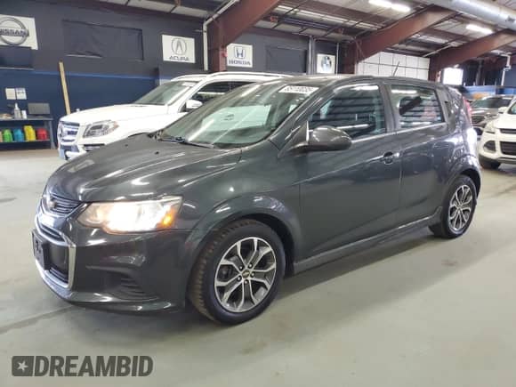 2017 Chevrolet Sonic LT с VIN 1G1JD6SH5H4115107, выставлен на аукционе Copart как лот 85110035 с пробегом 84 175 миль миль и Чистый • Clean title. История ставок и продаж доступна на DreamBid. Изображение 1.