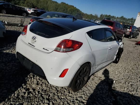 2012 Hyundai Veloster w/Gray Int z VIN KMHTC6AD3CU021197, wystawiony jako Copart lot #84803605 z przebiegiem 170 338 mil mil oraz Szkoda całkowita • Salvage title. Historia ofert i sprzedaży dostępna na DreamBid. Obrazek 4.