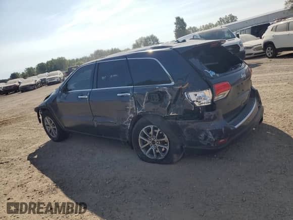 2014 Jeep Grand Cherokee Limited с VIN 1C4RJEBG8EC340465, выставлен на аукционе Copart как лот 80946525 с пробегом 198 064 миль миль и Чистый • Clean title. История ставок и продаж доступна на DreamBid. Изображение 2.