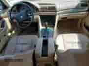 1998 BMW 7 Series 740i with VIN WBAGF8325WDL51588, listed as a Copart auction lot 66292195 with 121,919 mi miles and Salvage title. Bid and sale history available at DreamBid. Image 8.