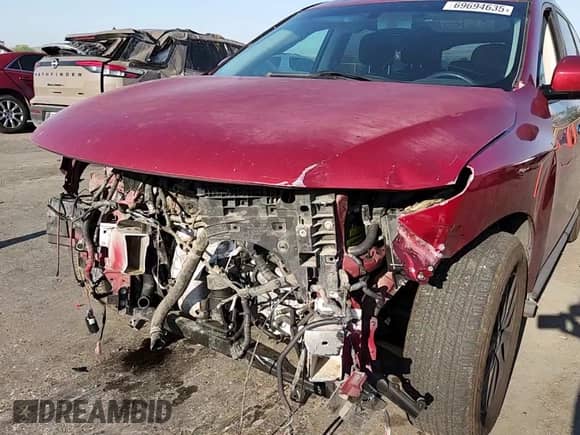 2014 Nissan Pathfinder S with VIN 5N1AR2MN1EC661503, listed as a Copart auction lot 69694635 with 151,311 mi miles and Salvage title. Bid and sale history available at DreamBid. Image 14.