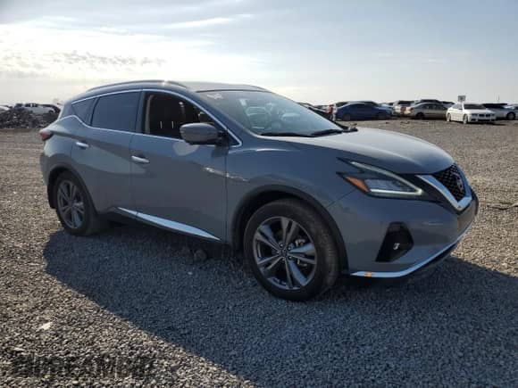 2024 Nissan Murano Platinum with VIN 5N1AZ2DS4RC111918, listed as a Copart auction lot 52519005 with 18,681 mi miles and Salvage title. Bid and sale history available at DreamBid. Image 4.