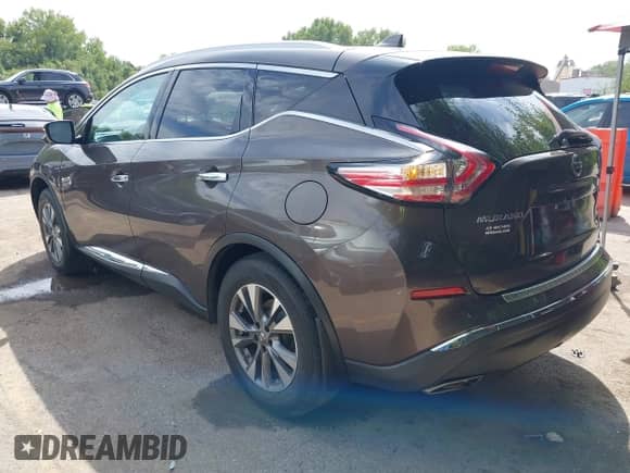 2017 Nissan Murano S with VIN 5N1AZ2MHXHN141562, listed as a IAAI auction lot 43076420 with 86,267 mi miles and . Bid and sale history available at DreamBid. Image 3.