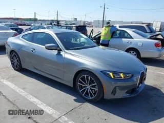 2025 BMW 4 Series 430i with VIN WBA43DA00SCS10563, listed as a IAAI auction lot 42510336 with 20,810 mi miles and . Bid and sale history available at DreamBid. Image 1.