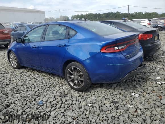2013 Dodge Dart Rallye with VIN 1C3CDFBA2DD301656, listed as a Copart auction lot 70721415 with Not provided miles and Salvage title. Bid and sale history available at DreamBid. Image 2.