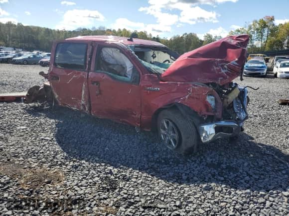 2019 Ford F-150 XL with VIN 1FTEW1E5XKFA49818, listed as a Copart auction lot 85728605 with Not provided miles and Salvage title. Bid and sale history available at DreamBid. Image 4.