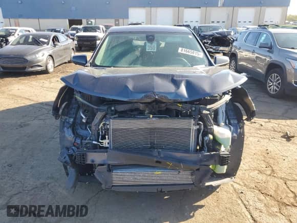 2022 Chevrolet Equinox LT with VIN 2GNAXUEVXN6151638, listed as a Copart auction lot 81665815 with 56,750 mi miles and Salvage title. Bid and sale history available at DreamBid. Image 5.