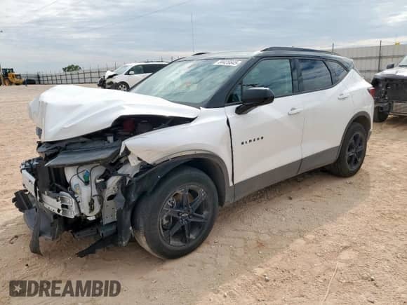 2023 Chevrolet Blazer LT with VIN 3GNKBCR43PS228420, listed as a Copart auction lot 84426645 with 54,398 mi miles and Clean title. Bid and sale history available at DreamBid. Image 1.