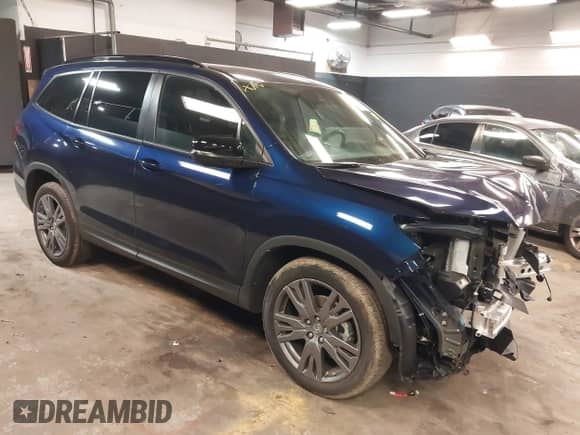2022 Honda Pilot Sport с VIN 5FNYF6H35NB037556, выставлен на аукционе IAAI как лот 42355223 с пробегом 5 500 миль миль и . История ставок и продаж доступна на DreamBid. Изображение 1.