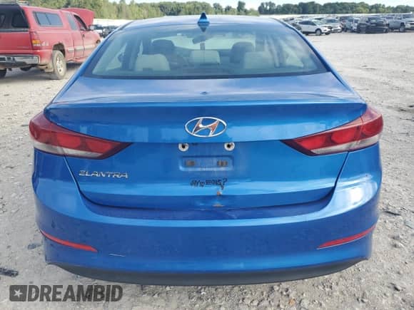 2017 Hyundai Elantra Limited with VIN KMHD84LF3HU241441, listed as a Copart auction lot 70938985 with 101,213 mi miles and Clean title. Bid and sale history available at DreamBid. Image 6.