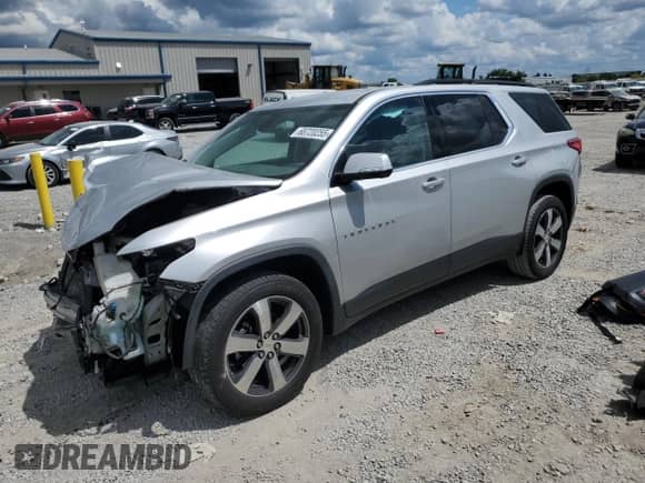 2020 Chevrolet Traverse LT with VIN 1GNERHKW9LJ185408, listed as a Copart auction lot 68720255 with 127,010 mi miles and Salvage title. Bid and sale history available at DreamBid. Image 1.