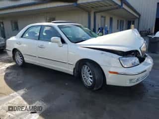 2005 Hyundai XG с VIN KMHFU45EX5A403944, выставлен на аукционе Copart как лот 54674605 с пробегом 89 286 миль миль и Списание • Salvage title. История ставок и продаж доступна на DreamBid. Изображение 4.