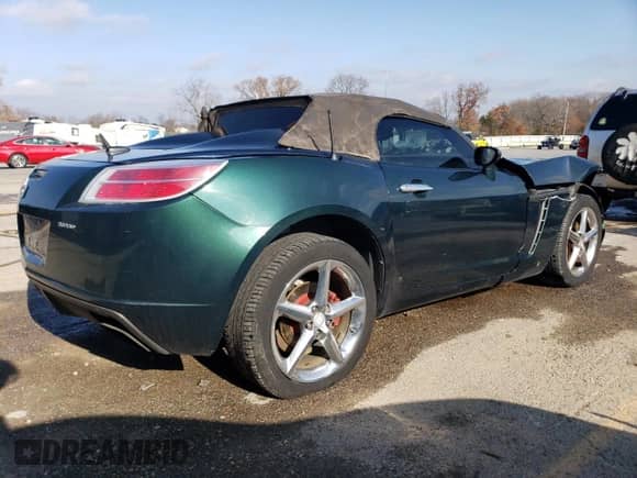 2008 Saturn Sky Red Line with VIN 1G8MG35X88Y126375, listed as a Copart auction lot 81999674 with 140,715 mi miles and Salvage title. Bid and sale history available at DreamBid. Image 3.
