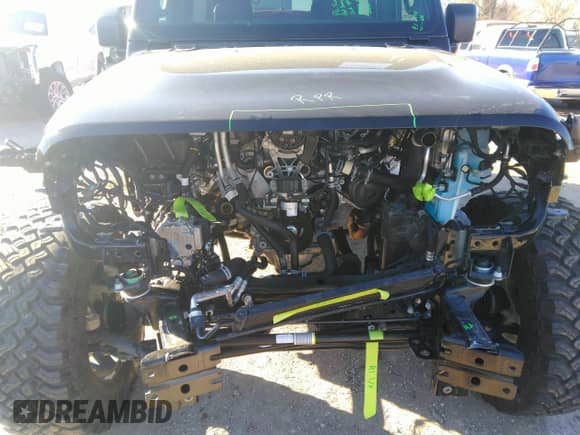 2024 Jeep Wrangler Sport S with VIN 1C4PJXDG3RW266909, listed as a IAAI auction lot 41242792 with 6,132 mi miles and . Bid and sale history available at DreamBid. Image 6.