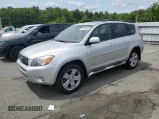 2006 Toyota RAV4 Sport with VIN JTMBK32V365007470, listed as a Copart auction lot 59206595 with 136,053 mi miles and Salvage title. Bid and sale history available at DreamBid. Image 1.