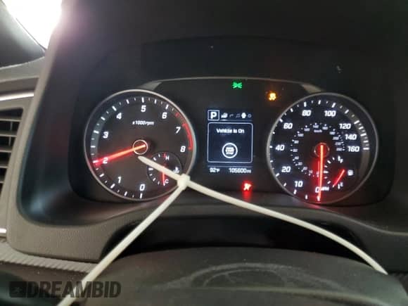 2018 Hyundai Elantra Sport with VIN KMHD04LBXJU533419, listed as a Copart auction lot 81162055 with 105,600 mi miles and Salvage title. Bid and sale history available at DreamBid. Image 9.