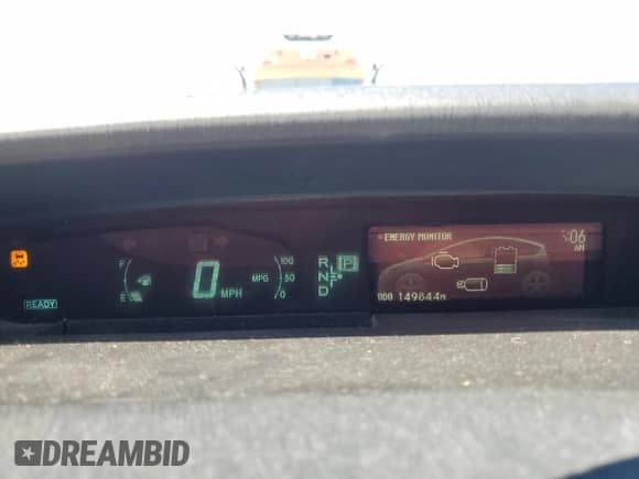 2013 Toyota Prius Two with VIN JTDKN3DU3D5593130, listed as a Copart auction lot 86664955 with 149,844 mi miles and Salvage title. Bid and sale history available at DreamBid. Image 9.